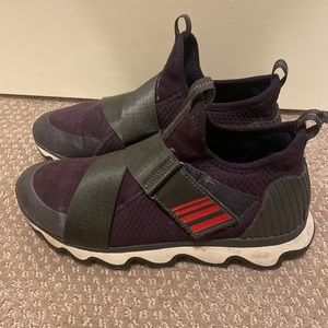 Sorel Kinetic Deep Plum Sneakers